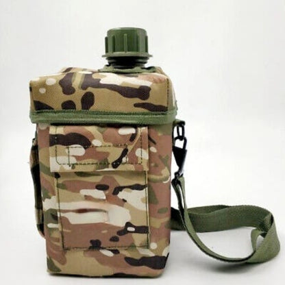 Camouflage Military Water Bottle / Canteen - 2.2L - Multi Cam