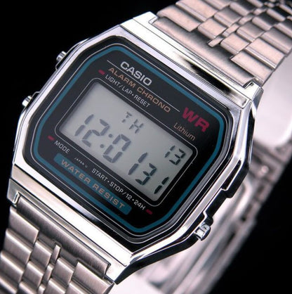 Casio A159W-N1DF Silver Stainless Watch