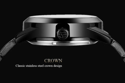 Men's Skeleton Automatic Watch - Stainless Steel Bracelet - FORSINING