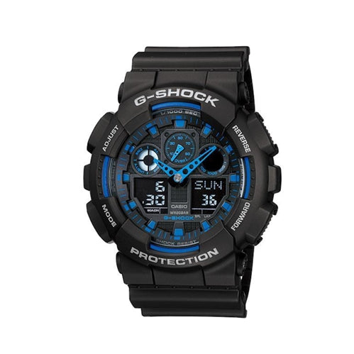 Casio G-Shock Men's Anadigital Watch - Blue / Black