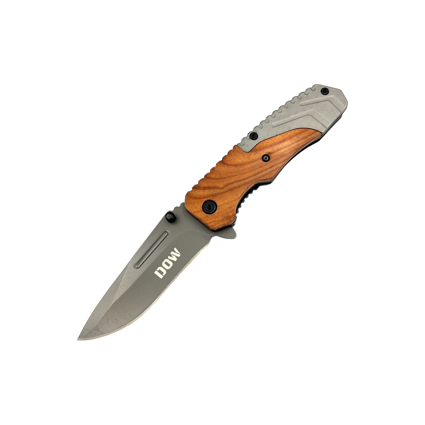 Folding Pocket Knife - Stonewash Blade - 9cm (3.5inch) Blade
