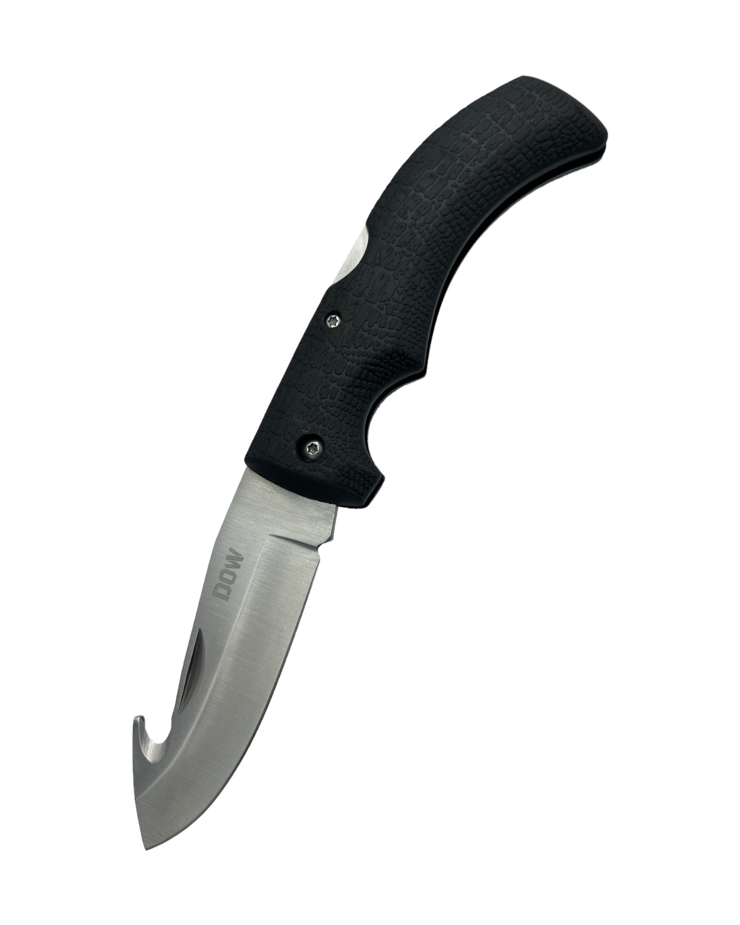 Hook Blade Knife with Rubber Handle - 3.5inch (9cm) Blade