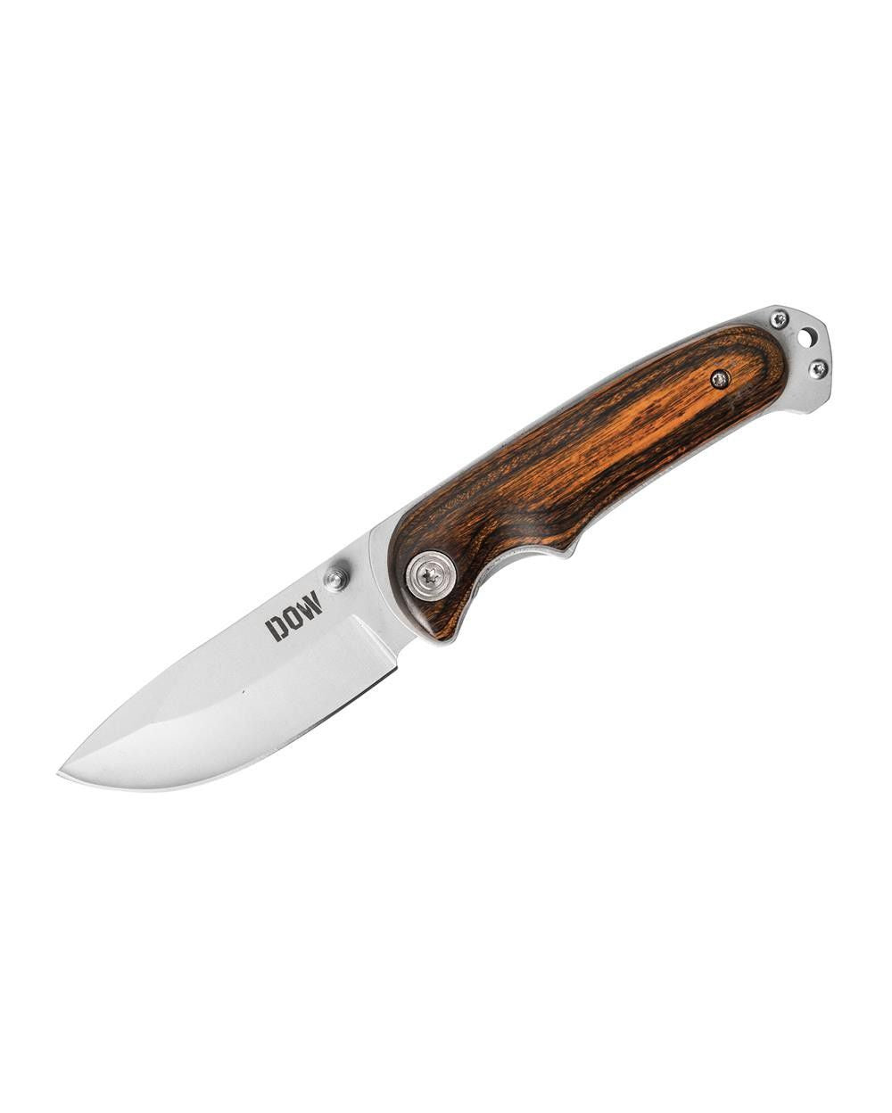 Whitetail Folding Knife - Brown - 3.5inch (9cm) Blade