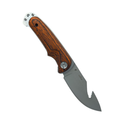 Guthook Pocket Knife - Pakka Wood Handle - 3inch (8cm) Blade