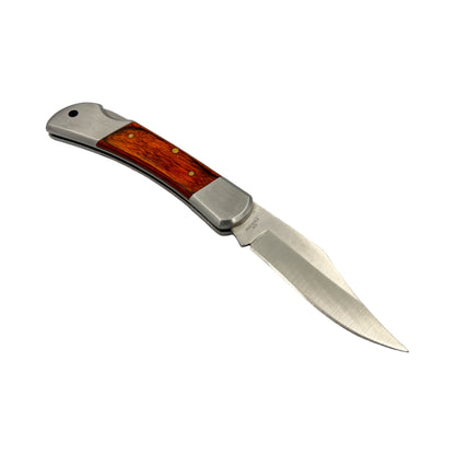 Dark Pakkawood Trapper Pocket Knife - 3inch (7.5cm) Blade