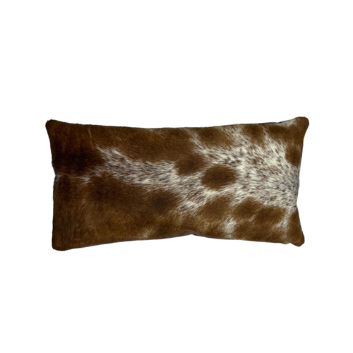Genuine Nguni Skin Scatter Cushion with Stuffing - 42cm x 21cm - A