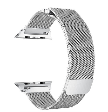 Apple Watch Band – Mesh Milanese Bracelet Strap Loop - 38mm / 40mm / 41mm – Silver