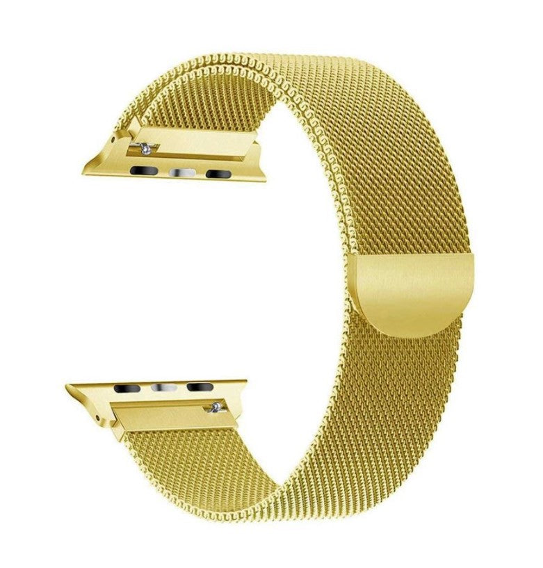 Apple Watch Band – Mesh Milanese Bracelet Strap Loop - 38mm / 40mm / 41mm – Gold
