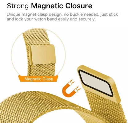 Apple Watch Band – Mesh Milanese Bracelet Strap Loop - 38mm / 40mm / 41mm – Gold