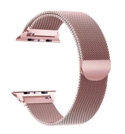 Apple Watch Band – Mesh Milanese Bracelet Strap Loop - 38mm / 40mm / 41mm – Rose Gold